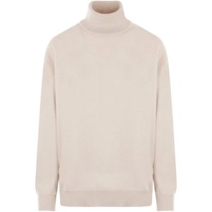 Brunello Cucinelli, Dames, Truien, Beige, Maat: S Wol,