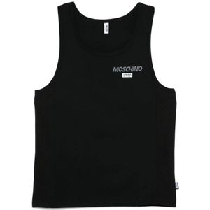 Moschino, Heren, Tops, Zwart, Maat: XS