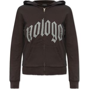 Balenciaga, Dames, Sweatshirts & Hoodies, Zwart, Maat: 2XS Katoen,