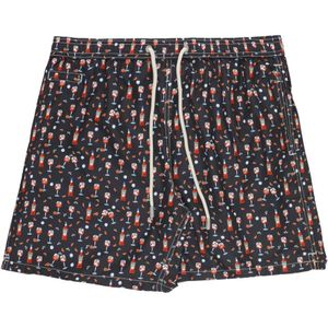 Saint Barth, Heren, Badkleding, Zwart, Maat: S Zijde,