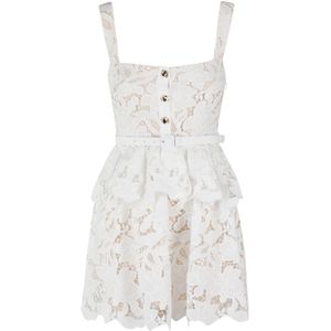Self Portrait, Dames, Jurken, Wit, Maat: S