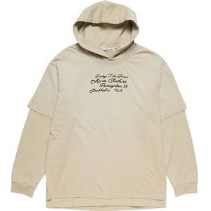 Acne Studios, Dames, Sweatshirts & Hoodies, Beige, Maat: S