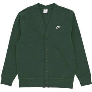 Nike, Heren, Truien, Groen, Maat: M Katoen,