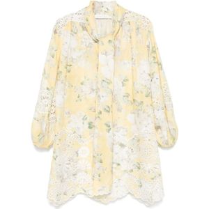 Zimmermann, Dames, Jurken, Veelkleurig, Maat: S Linnen,