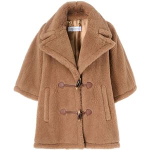 Max Mara, Dames, Jassen, Bruin, Maat: ONE Size Wol,