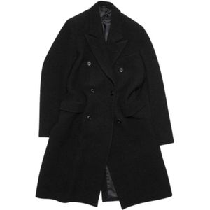 Acne Studios, Dames, Mantels, Zwart, Maat: 2XS