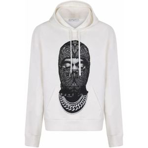 IH NOM UH Nit, Heren, Sweatshirts & Hoodies, Wit, Maat: 2XL Katoen,