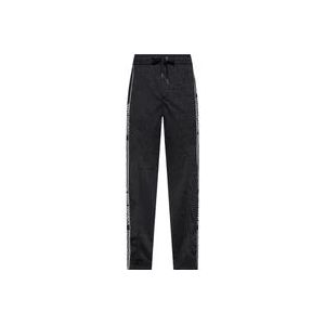 Versace Sweatpants met logo , Black , Heren , Maat: S