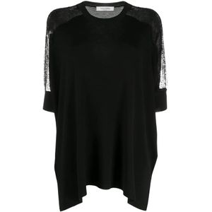 Valentino, Dames, Truien, Zwart, Maat: S Wol,