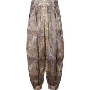 Zimmermann, Dames, Broeken, Beige, Maat: XS Zijde,