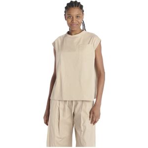 Jejia, Dames, Tops, Beige, Maat: XS Katoen,