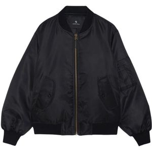 Anine Bing, Dames, Jassen, Zwart, Maat: S Poliester,