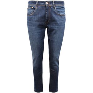 Cycle, Heren, Jeans, Blauw, Maat: W30 Katoen,