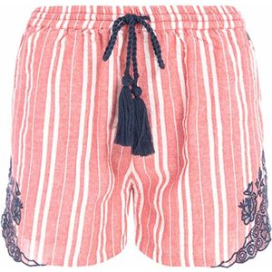 Pepe Jeans, Dames, Korte broeken, Rood, Maat: XS Katoen,