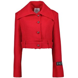 Patou, Dames, Jassen, Rood, Maat: XS Tweed,