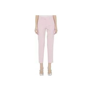 Burberry Roze Wol Pantalon , Pink , Dames , Maat: 2XS
