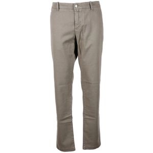 Jacob Cohën, Heren, Broeken, Grijs, Maat: W31 Katoen,