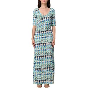 Maliparmi, Dames, Jurken, Veelkleurig, Maat: S Viscose,