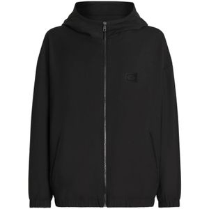 Dolce & Gabbana, Heren, Sweatshirts & Hoodies, Zwart, Maat: M Katoen,