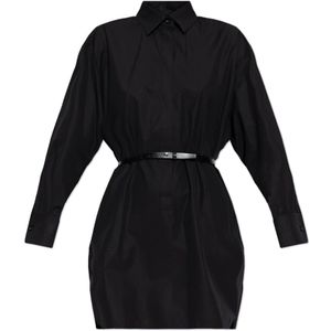 Max Mara, Dames, Jurken, Zwart, Maat: S Katoen,