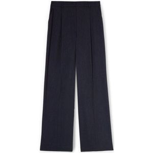 Motivi, Dames, Broeken, Blauw, Maat: 2XS Acryl,