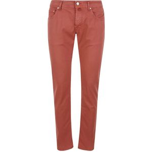 Jacob Cohën, Heren, Jeans, Bruin, Maat: W37 Katoen,