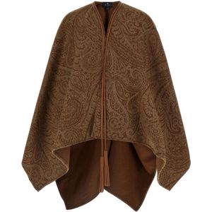 Etro, Dames, Jassen, Bruin, Maat: ONE Size Wol,