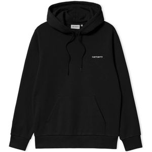 Carhartt Wip, Heren, Sweatshirts & Hoodies, Zwart, Maat: L Katoen,