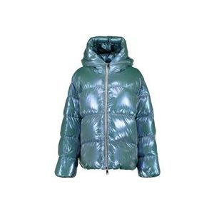 Moncler Frasne Puffer Jacket , Blue , Dames , Maat: XS
