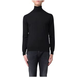 Paolo Pecora, Heren, Truien, Zwart, Maat: M