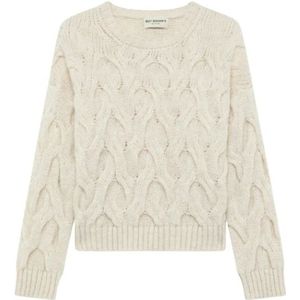 Roy Roger's, Dames, Truien, Beige, Maat: XS Wol,