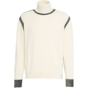 Atomofactory, Heren, Truien, Wit, Maat: L Wol,