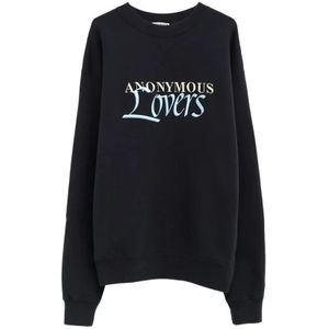 JW Anderson, Heren, Sweatshirts & Hoodies, Zwart, Maat: XL Katoen,