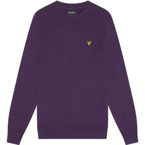 Lyle & Scott, Heren, Truien, Paars, Maat: XL Katoen,
