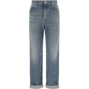 Golden Goose, Dames, Jeans, Blauw, Maat: W25 Denim,