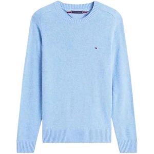 Tommy Hilfiger - Lambswool Crew Neck - Trui - Blauw - Heren