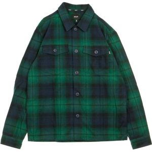 Huf, Heren, Overhemden, Veelkleurig, Maat: L Katoen,