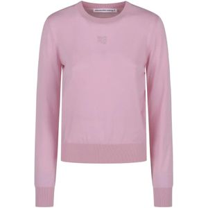Alexander Wang, Dames, Truien, Roze, Maat: S Wol,