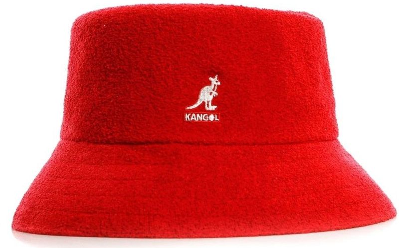 Kangol - Bucket Hat - Rood - 45% Modacryl, 40% Acryl, 15% Nylon