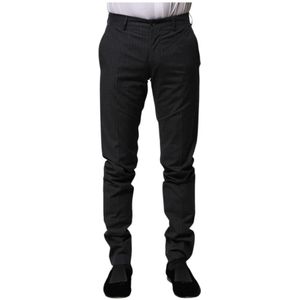 Dolce & Gabbana - Slim-fit Broeken - Zwart - Katoen