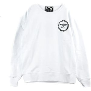 BOY London, Heren, Sweatshirts & Hoodies, Wit, Maat: XL Katoen,