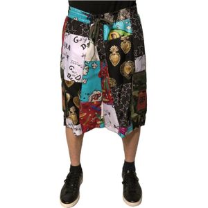 Dolce & Gabbana - Patchwork - Cargobroeken - Multicolor - Bermuda Shorts