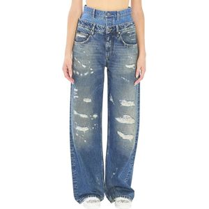 Dolce & Gabbana, Dames, Jeans, Blauw, Maat: S Katoen,