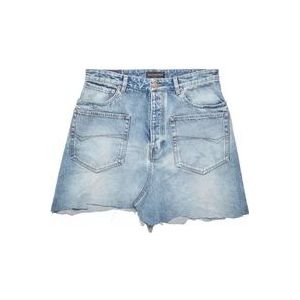 Balenciaga Denim Skirts , Blue , Dames , Maat: S