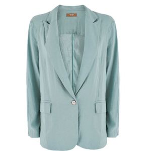 YES Zee, Dames, Jassen, Blauw, Maat: S Linnen,