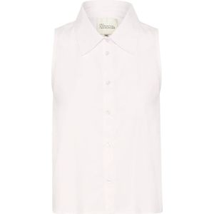 My Essential Wardrobe, Dames, Blouses & Shirts, Wit, Maat: M Katoen,