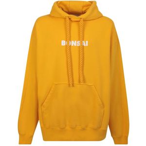 Bonsai, Heren, Sweatshirts & Hoodies, Oranje, Maat: M Katoen,