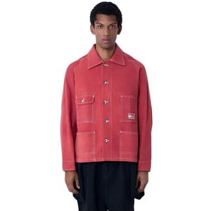 Story mfg., Heren, Jassen, Roze, Maat: XL Denim,