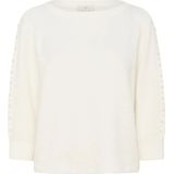 Kaffe - Kabetty Pullover - Gebreide Trui - Wit