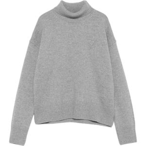 Ami Paris, Dames, Truien, Grijs, Maat: L Wol,